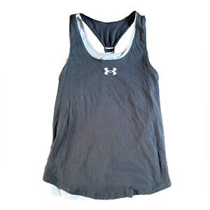 Under Armour Girls Layered Tank Top